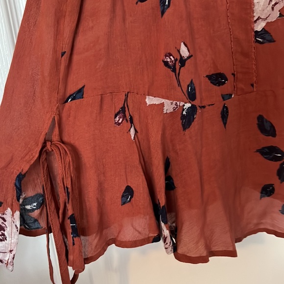 Gentle Fawn floral rust tank top - Picture 3 of 5